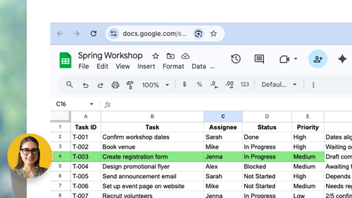 Automated spreadsheet updates