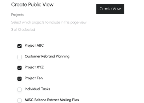 create custom public pages
